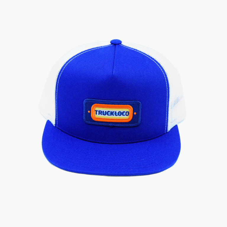 Truckloco Patch // Blue White